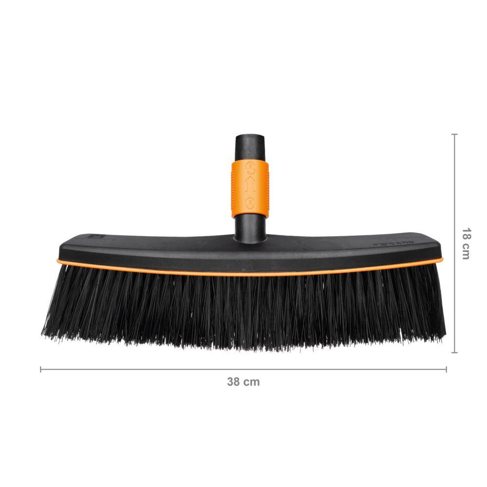 Fiskars QuikFit Outdoor Broom Interchangeable 15 in. Head Attachment 330310-1001