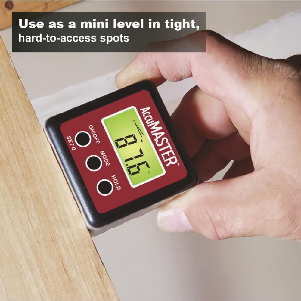 AccuMASTER 2-in-1 Digital Angle Gauge ;