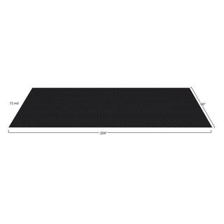 G-Floor Coin 7.5 ft. x 17 ft. Midnight Black Commercial Grade Vinyl Garage Flooring Cover and Protector GF75CN717MB