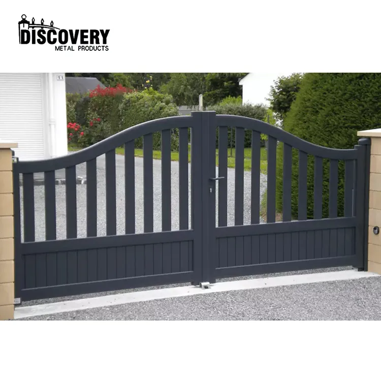 factory supply hot sell aluminum swing gate/double swing gate for outside