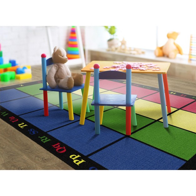 Flagship Carpets Learning Grid Area Rug