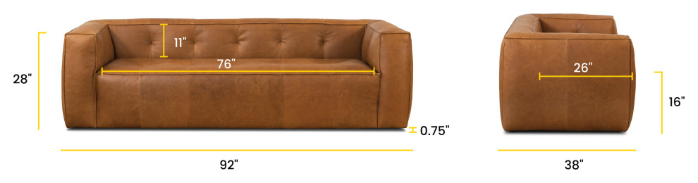 Poly and Bark Capa Sofa   Contemporary   Sofas   by Edgemod Furniture  Houzz