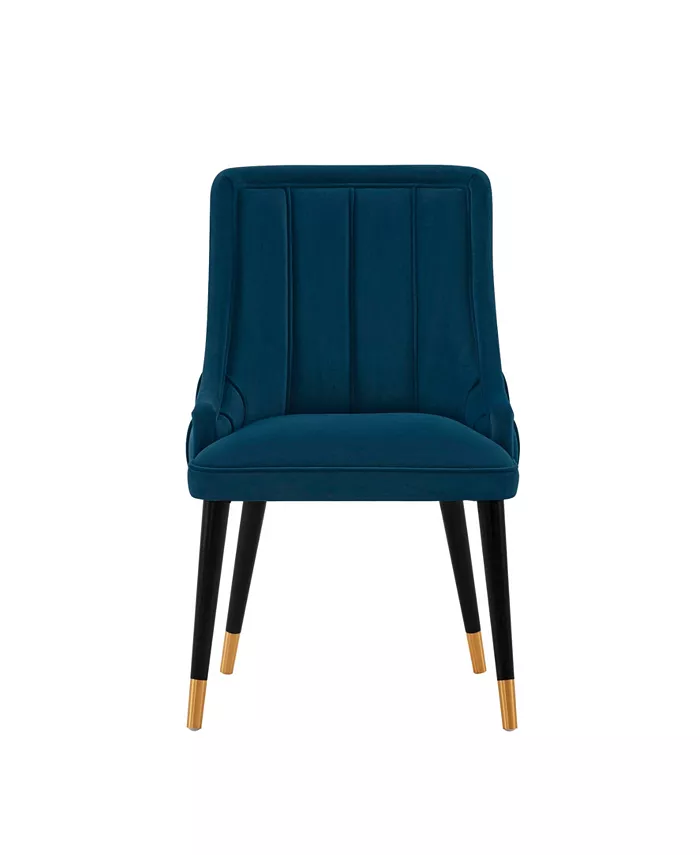 Manhattan Comfort Eda 22.83 Velvet Upholstered Dining Chair