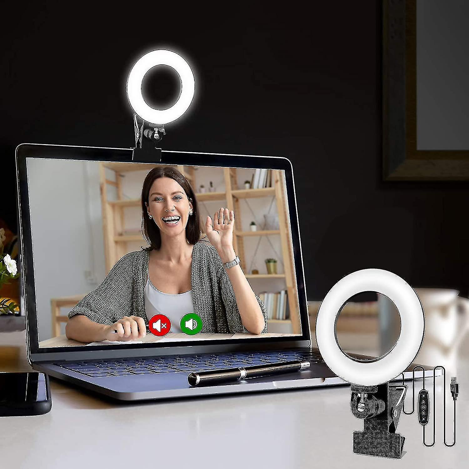 Video Conference Lighting Kit， Light For Monitor Clip On，for Remote Working， Distance Learning，zoom