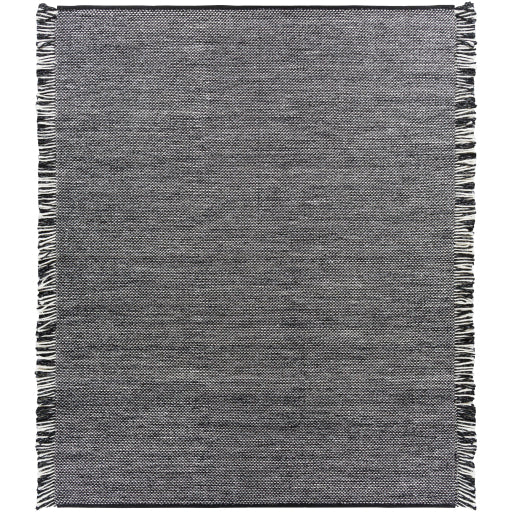 Azalea Indoor/Outdoor Contemporary Black Rug