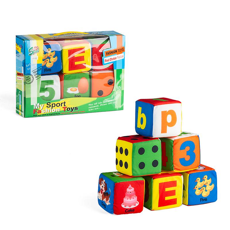 Open The Babyis Cognitive Door Puzzle Early Education Sponge Dice Toy