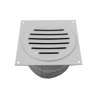 Active Ventilation 3 in. Bathroom Soffit Vent White BSV-3-WT