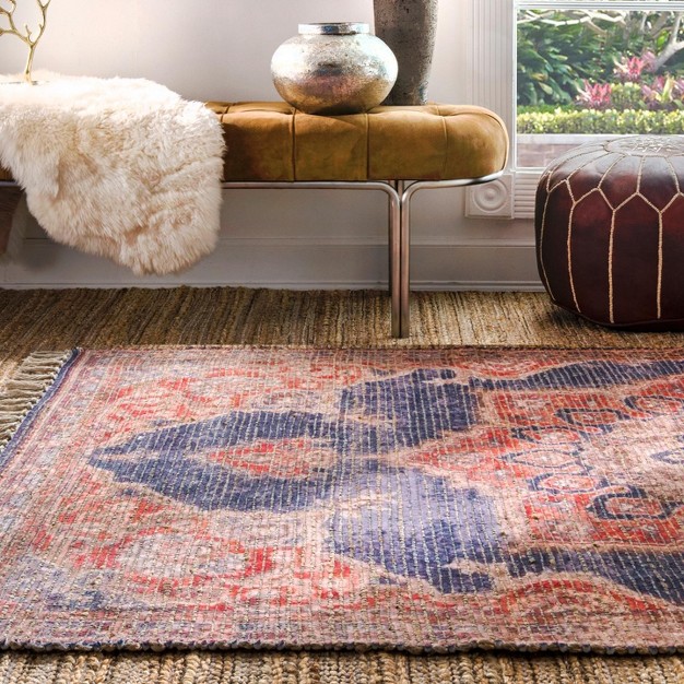 Nuloom Flatwoven Nikki Tassel Area Rug