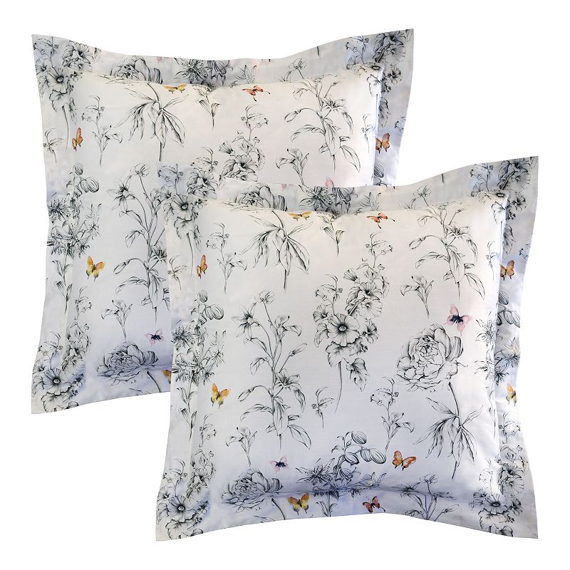 Pointehaven Cotton Fashion Sateen Pollen Duvet Cover Set