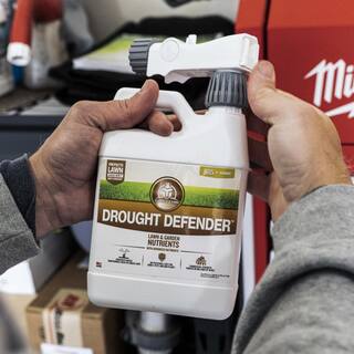 Drought Defender 32 oz. 8000 sq. ft. Liquid Lawn Fertilizer Ready To Spray with Kelp 0-0-4 100550192