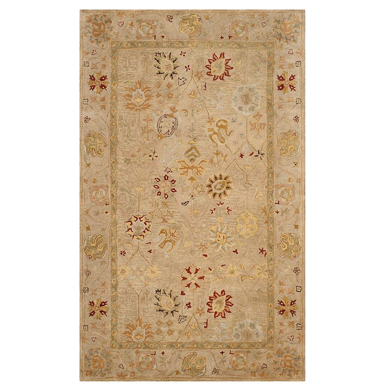 Safavieh Antiquity Yasmeen Framed Floral Wool Rug