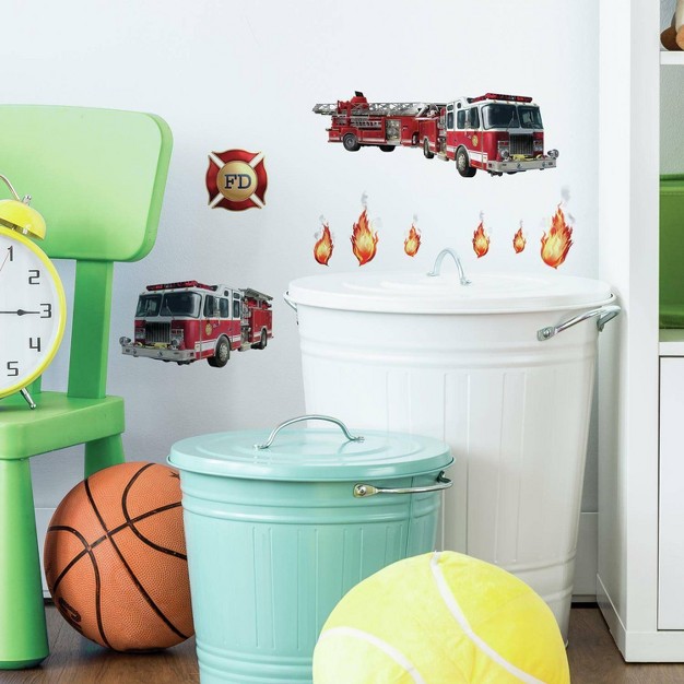 Fire Brigade Peel And Stick Wall Decal Roommates