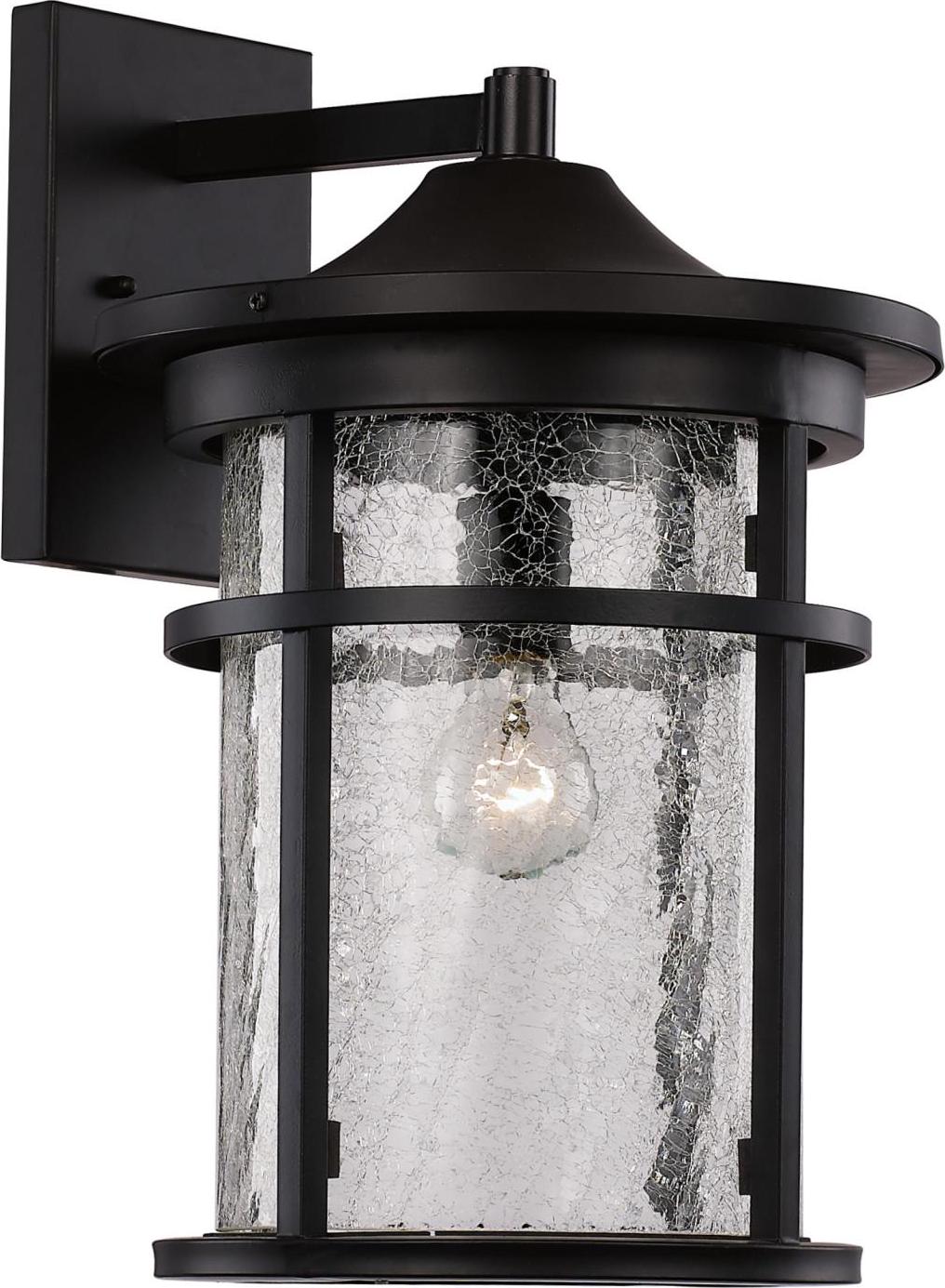 Trans Globe Lighting 40381 Avalon 1 Light 14-1/2 Tall Outdoor Wall Sconce  Black