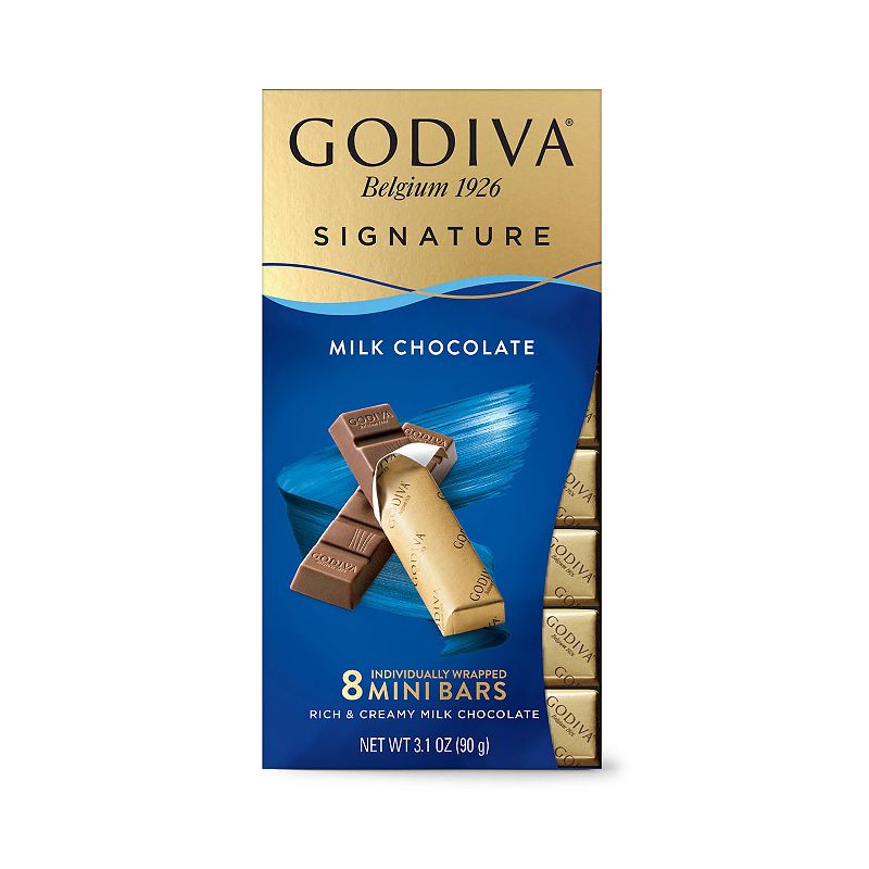 Godiva Signature 12 Pack of 8 Milk Chocolate Mini Bars