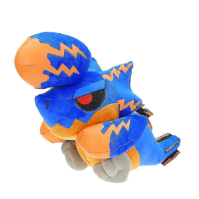 Monster Hunter Plush Doll 30cm Green Electric Main Broken Dragon Steel Dragon Doll Toy Small Doll Pi