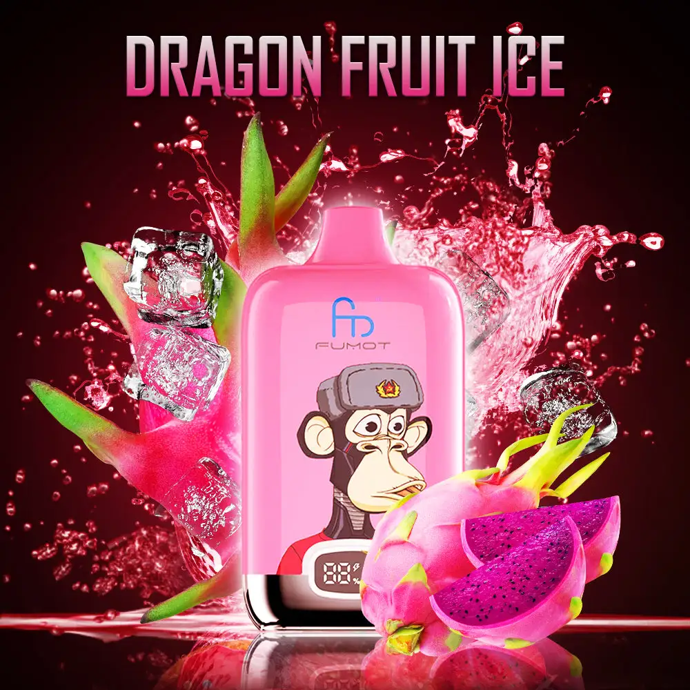 Fumot Tornado Digital Box 12000 Puffs - Dragonfruit Ice