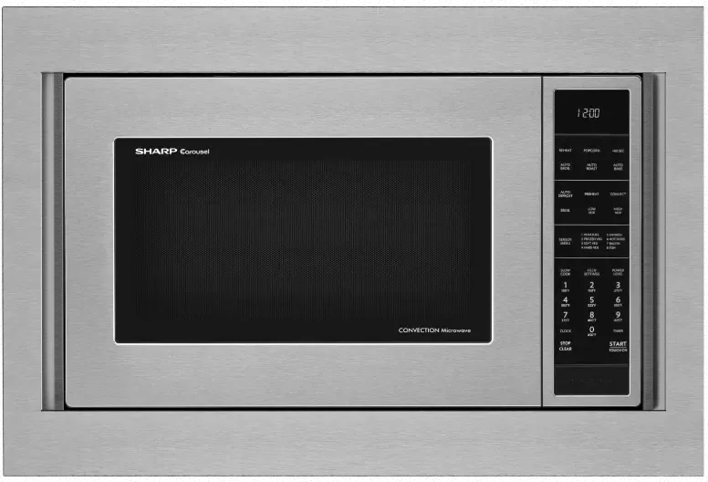 Sharp 27 Inch Microwave Trim Kit - Stainless Steel