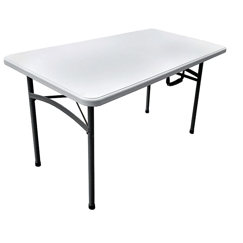 Plastic Development Group 800 4 Foot Blow Molded Utility Banquet Table， White