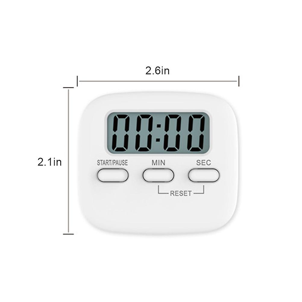 1 Pcs LCD Display Kitchen Cooking Baking Timer Home Gym Student Timer Baking Countdown Timer with Magnet