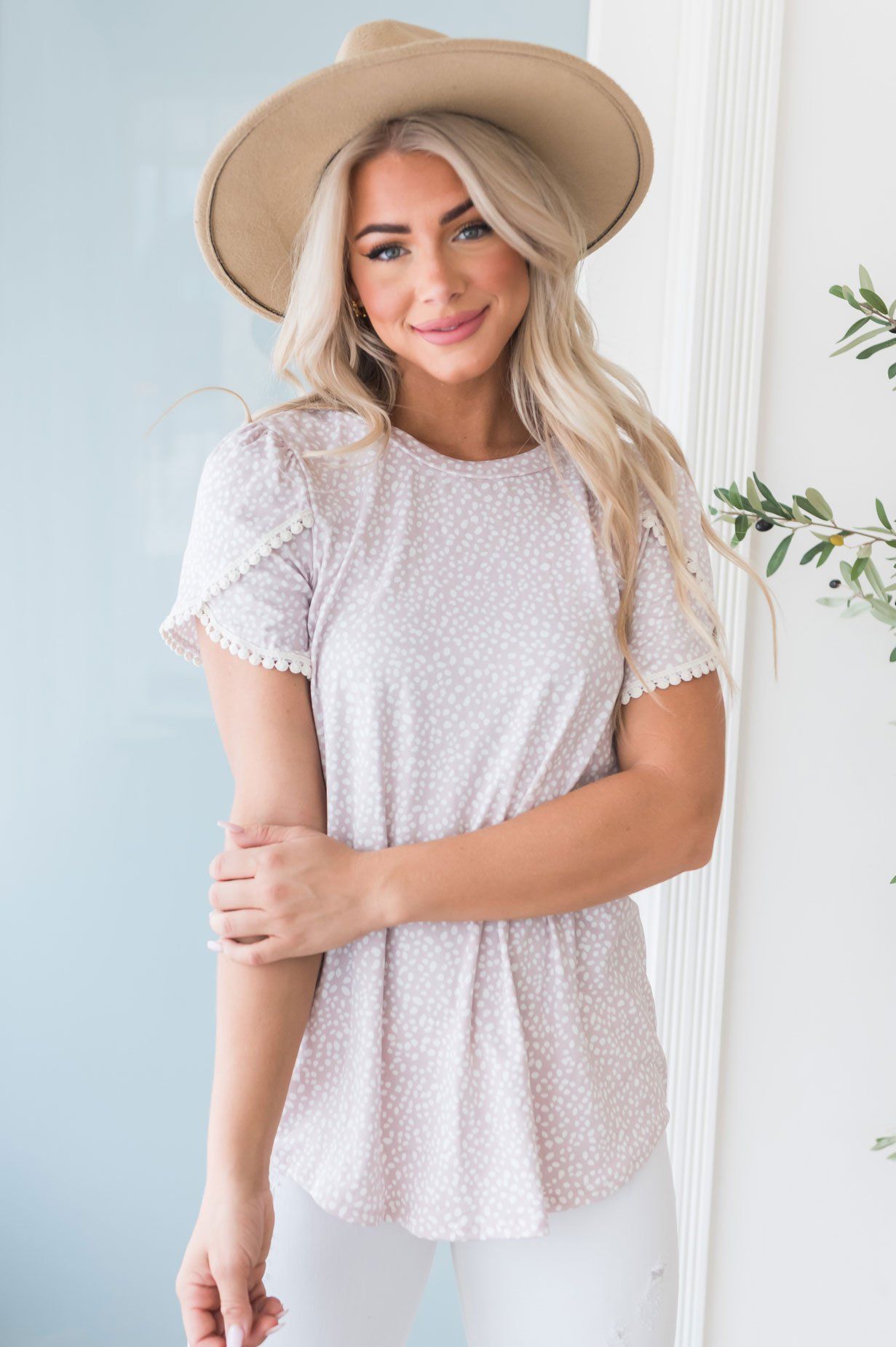 Best Days Ahead Modest Blouse