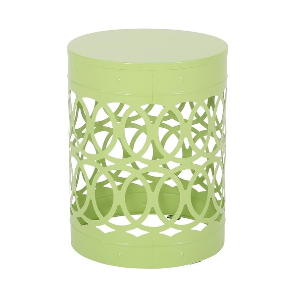 Metal end Table Large ，Green