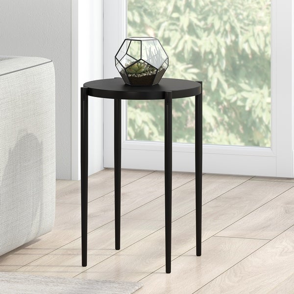 Wayne Side Table Blackened Bronze Finish