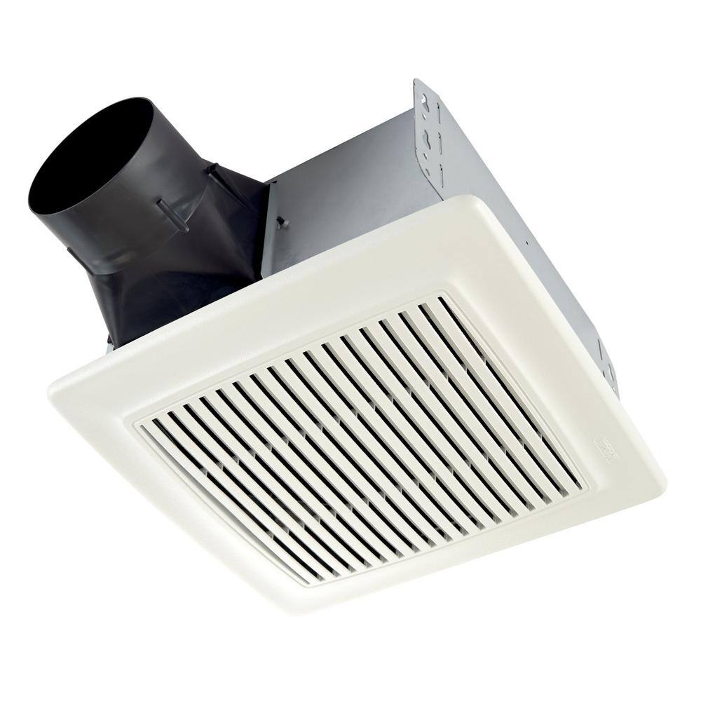 Broan-NuTone Roomside Series 80 CFM 0.8 Sones Ceiling Mount Bathroom Exhaust Fan with Roomside Installation ENERGY STAR AER80