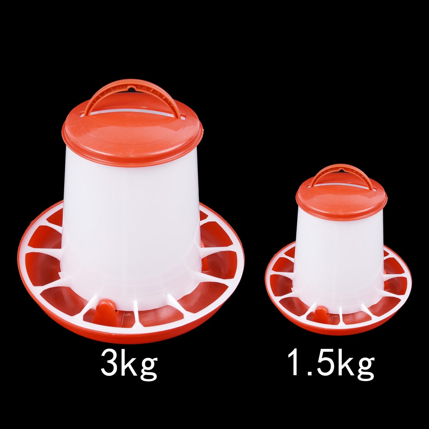 Yannee Poultry Feeder，Hen Chook，Chicken Eating Food Feeding Accessories Tool，1.5kg