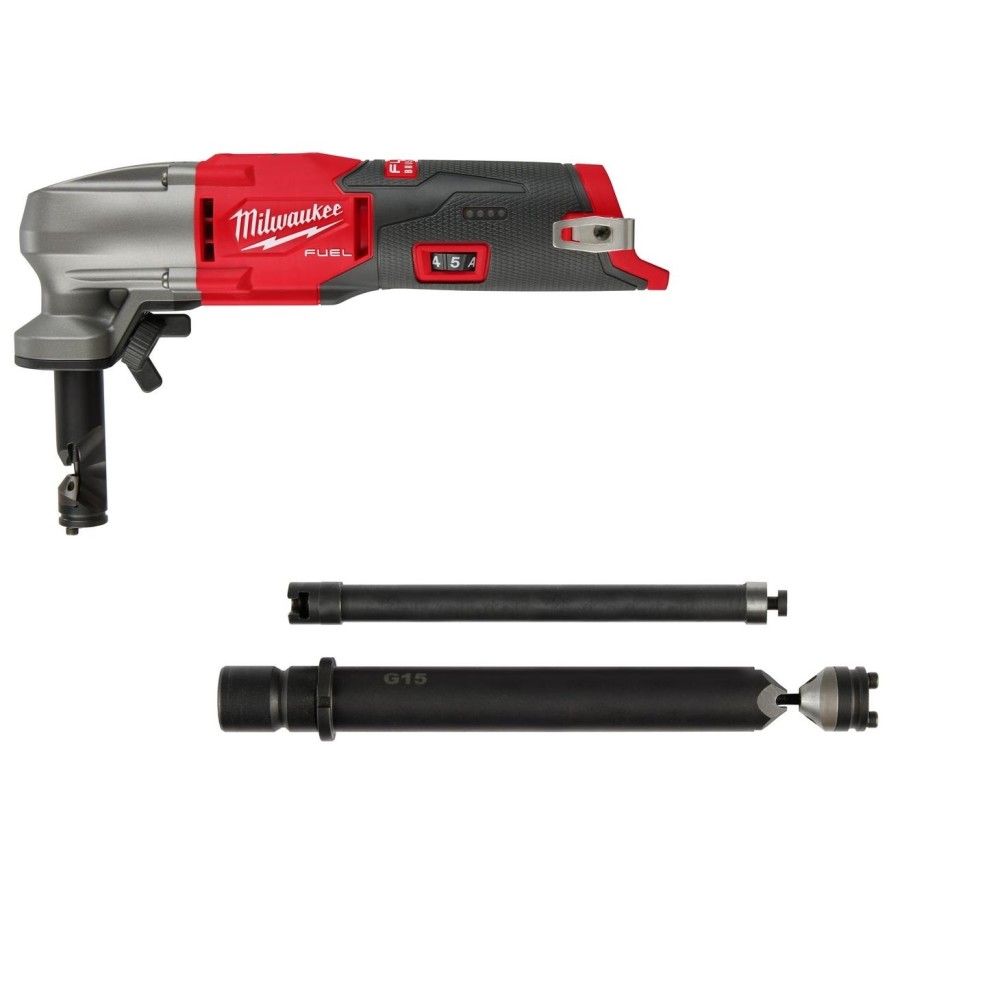 Milwaukee M12 FUEL Nibbler 16 Gauge Bare Tool with Extension Bundle 2476-20-49-72-0152 from Milwaukee