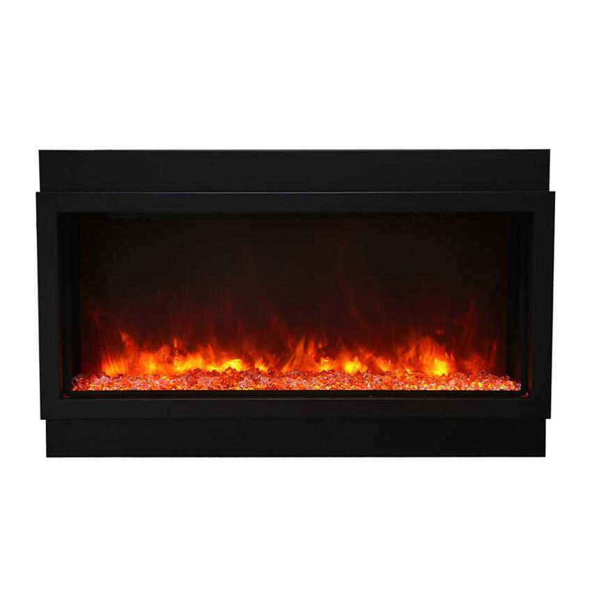 Amantii Panorama Series Extra Slim Smart 40-Inch Built-In Electric Fireplace