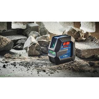 Bosch Reconditioned 100 ft. Green Self-Leveling Cross-Line Laser Level GLL100-40G-RT