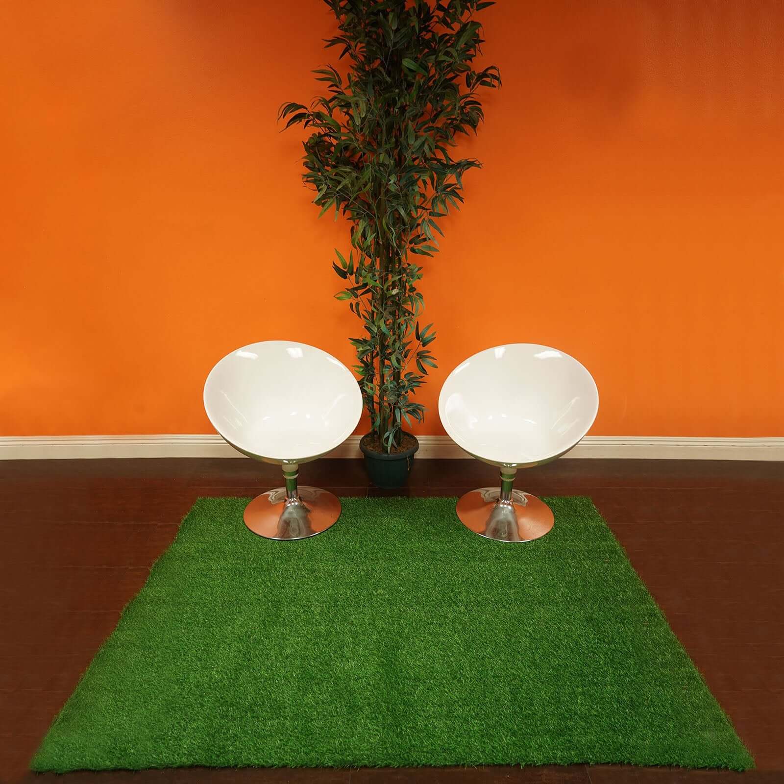 Green Artificial Grass Carpet Rug Indoor Outdoor Synthetic Garden Mat Landscape Turf Lawn 5ftx3ft