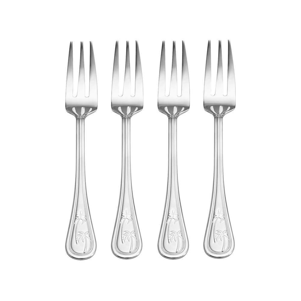 Towle Living Palm Breeze Stainless Steel Cocktail Forks (Set of 4) 5201295