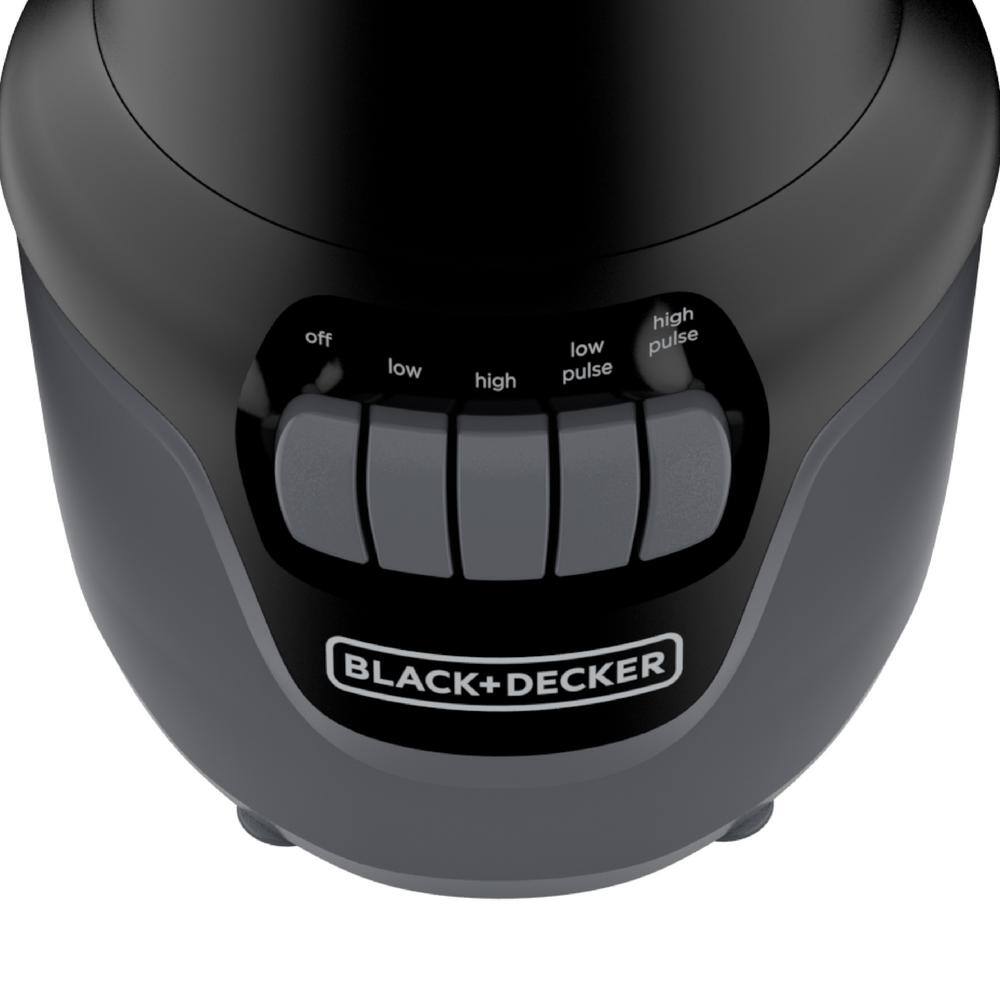 BLACK+DECKER Helix Performance 48 oz. 4-Speed Matte Black Blender BL1610BG-P