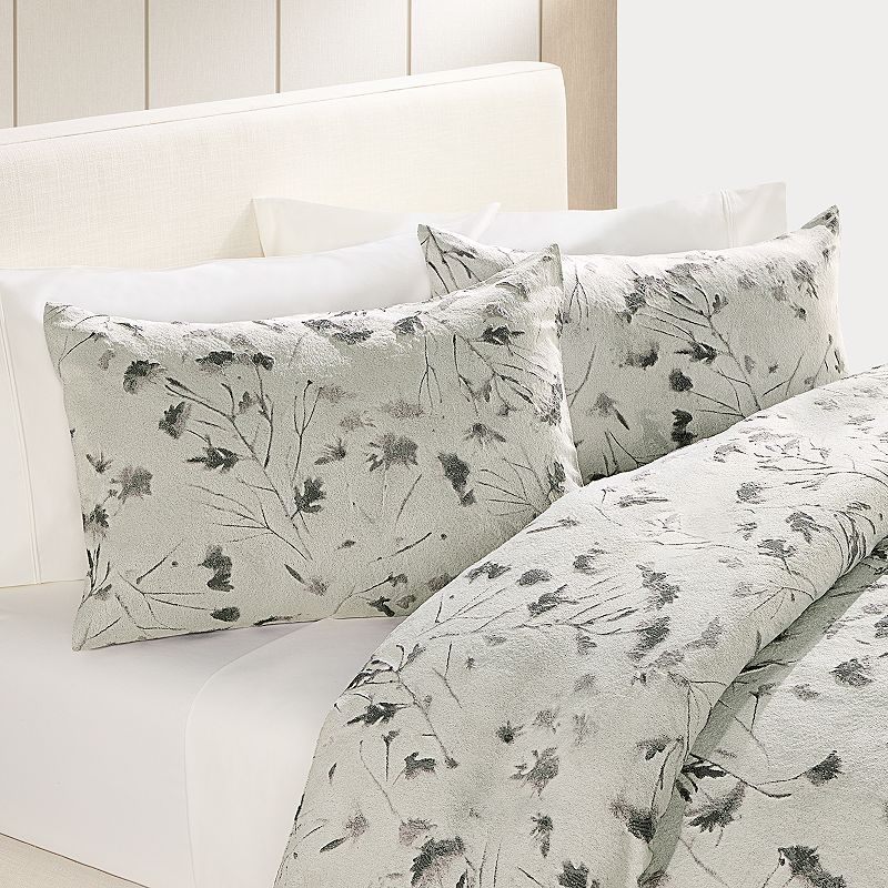 Simply Vera Vera Wang Shadow Leaves Duvet Set With Shams