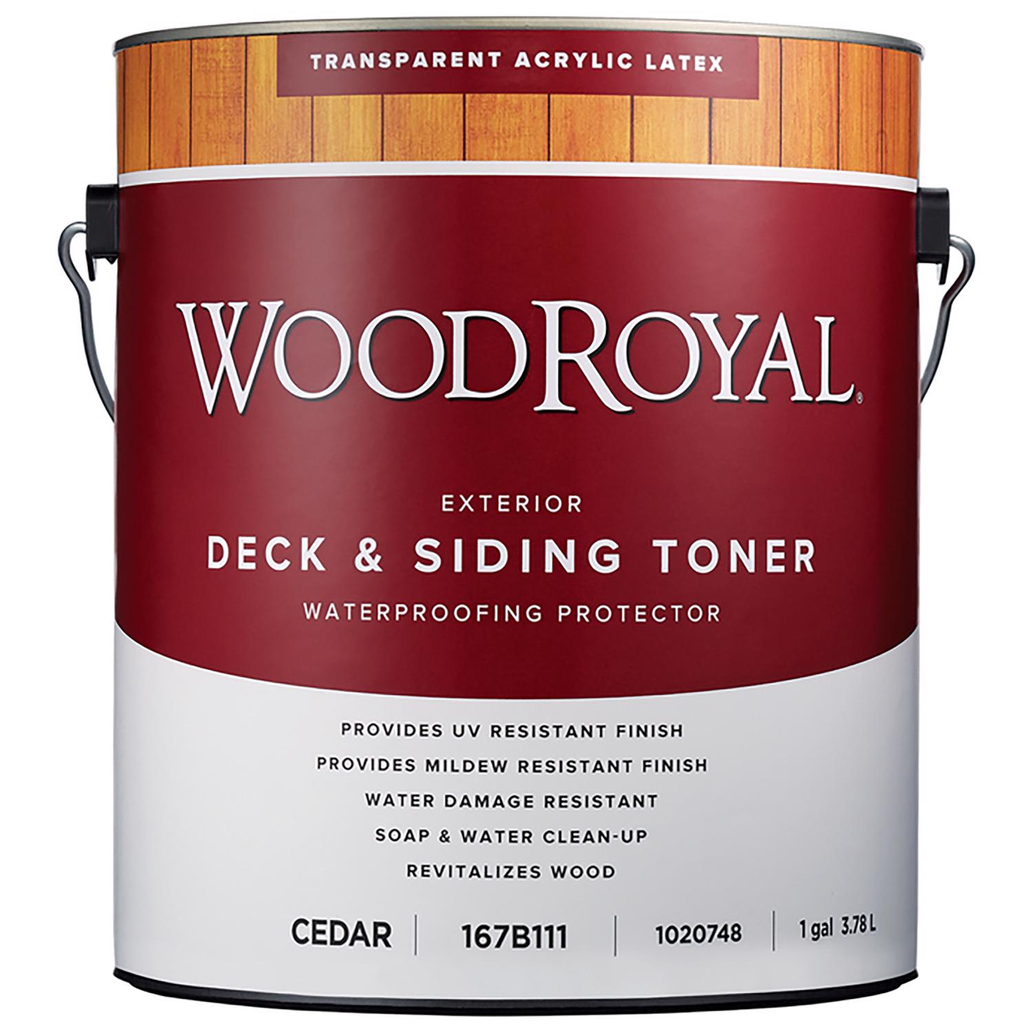 Ace Wood Royal Transparent Cedar Acrylic Latex Deck and Siding Toner 1 gal