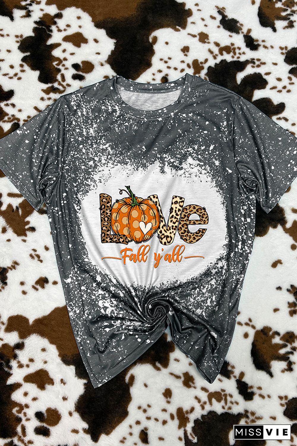 Love Fall Y'All Pumpkin Graphic Tee Wholesale