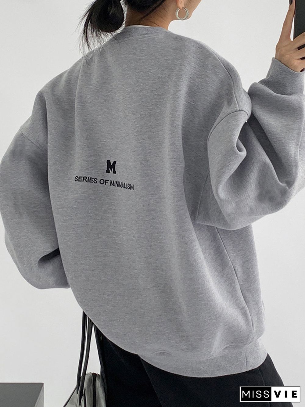 Minimalism Oversized Sweatshirt