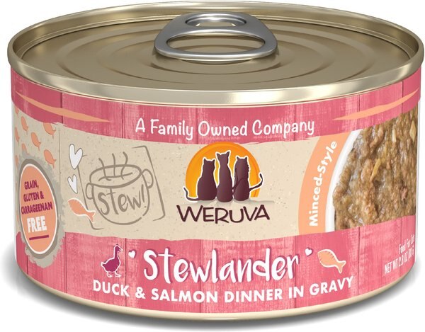 Weruva Classic Cat Stewlander Duck and Salmon in Gravy Stew Canned Cat Food