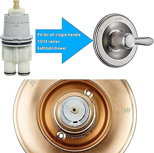 Rp46074 Shower Cartridge Assembly For Delta Shower And Tub 13/14 Series Faucet， Replacement Part For Delta Monitor Cartridge， Include Rp22734 Bonnet N