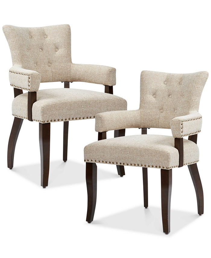 Furniture Sandra Set of 2 Dining Armchairs