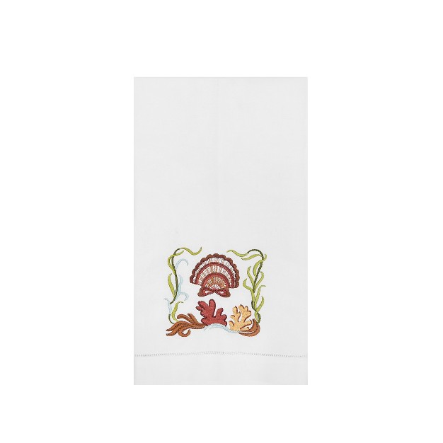 C amp f Home Scallop Shell Woven Kitchen Towel