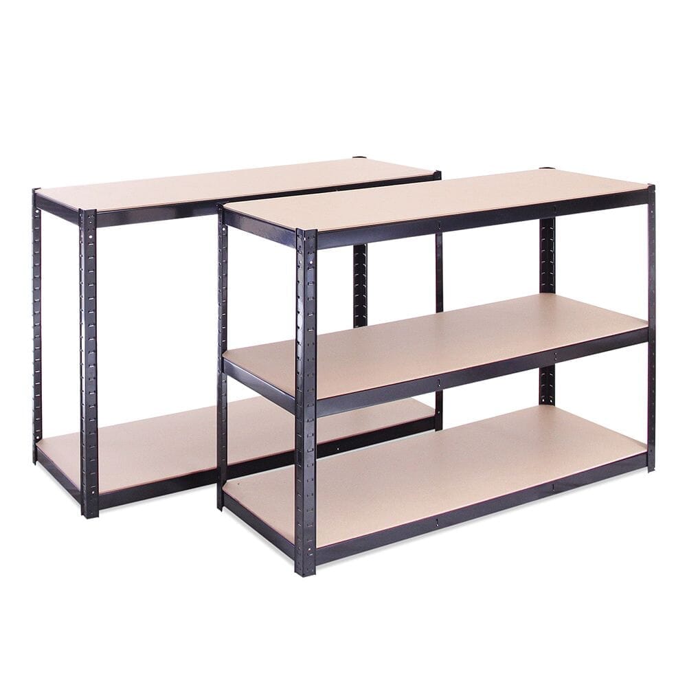 5 Tier Boltless Shelving Unit (set of 2) Plus Workbench