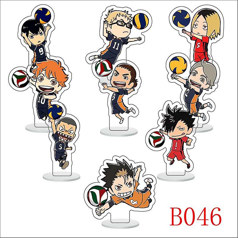 9pcs/set Anime Tokyo Revengers Acrylic Stand Model Manjiro Ken Takemichi Hinata Atsushi Figure Decoration Action Plate Toys，haikyuu