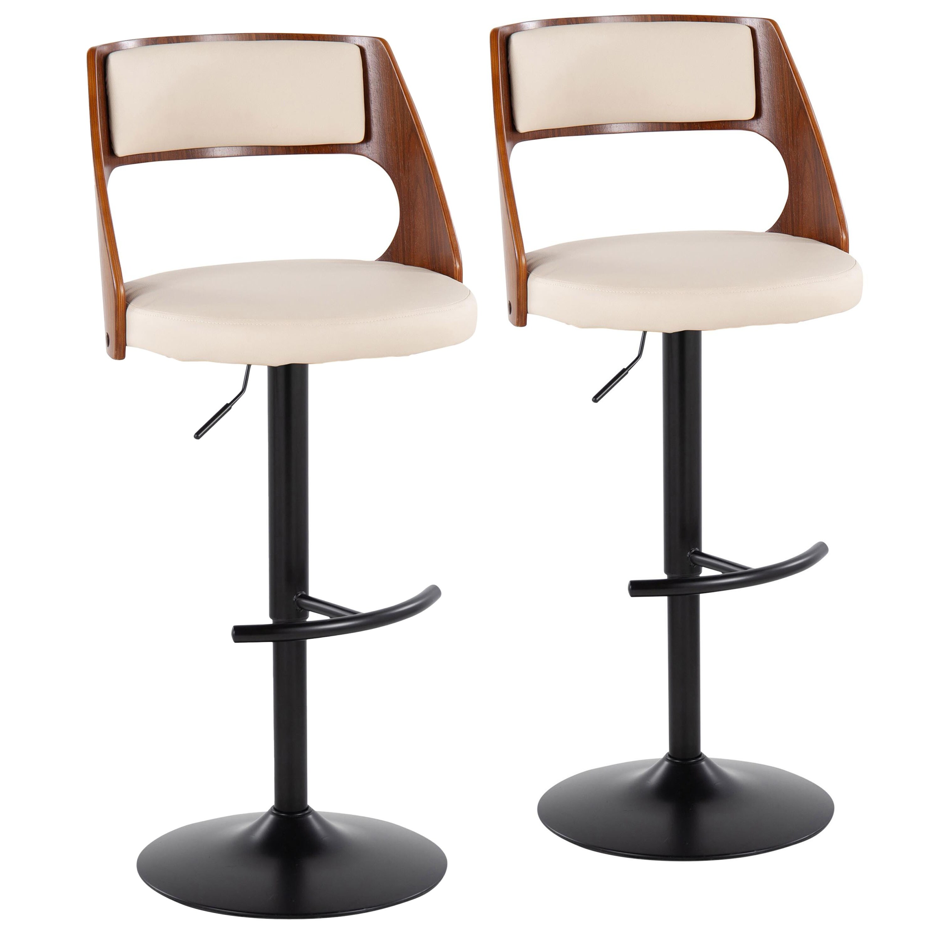 Carson Carrington Alingsas Adjustable Bar Stool - Set of 2