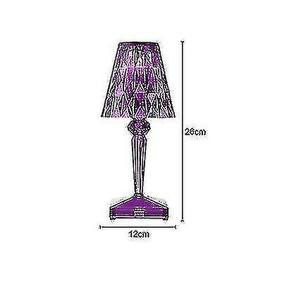 Crystal Table Lamp， Acrylic Crystal Lamp， Nightstand Decorative Lamp For Living Room