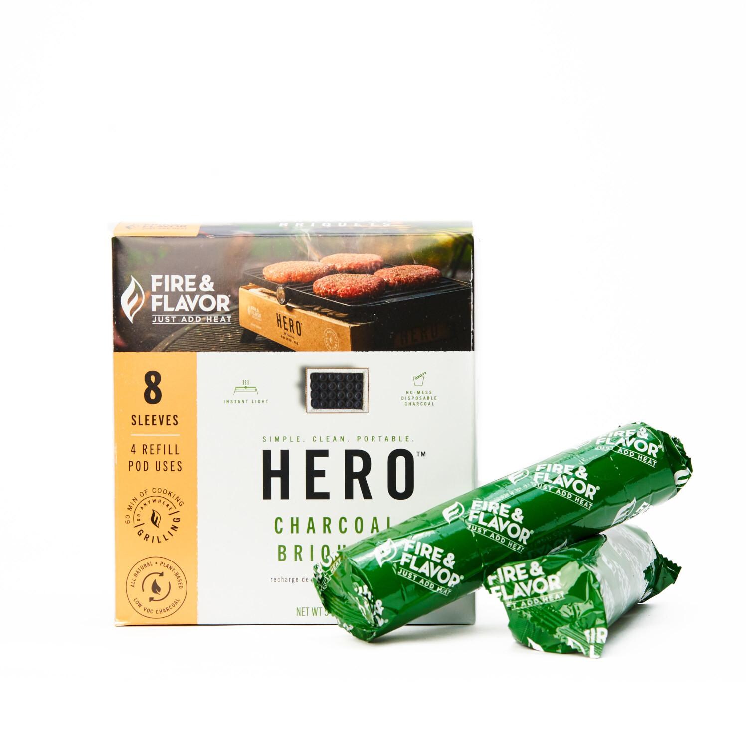 Fire and Flavor HERO Charcoal Briquets