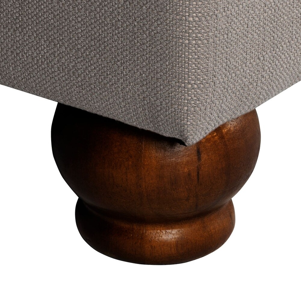 Copper Grove Sororia Grey Tufted Storage Bench