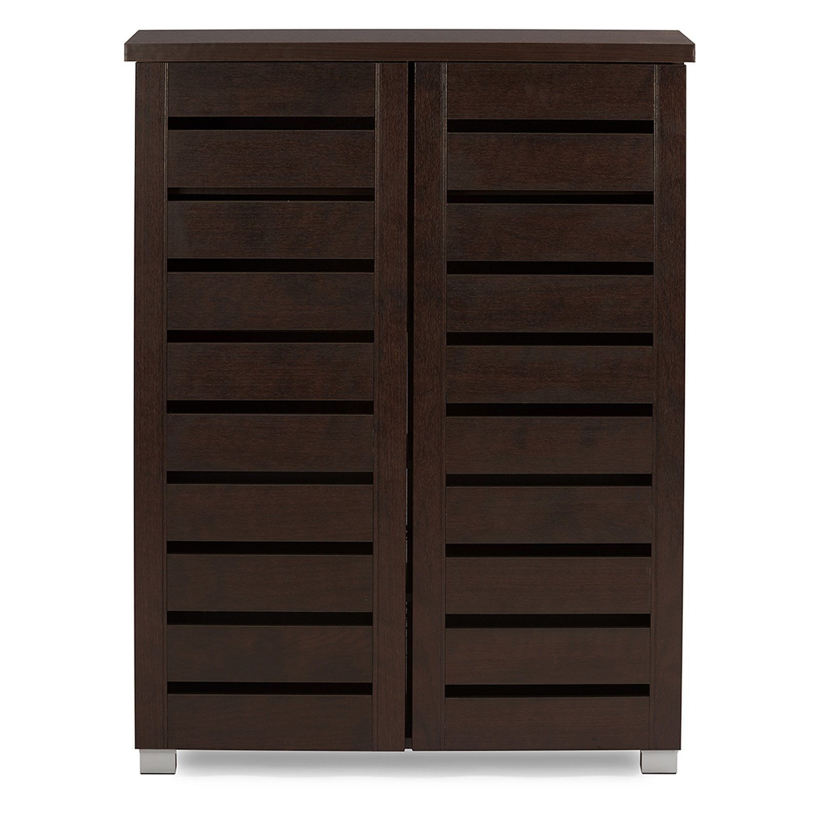 Baxton Studio Adalwin 2 Door Entryway Shoes Storage Cabinet