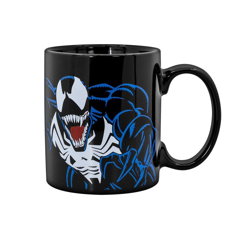 Uncanny Brands Marvel's Single-Cup Venom Black Coffee Mug with Warmer for Your Drip Coffee Maker MW1-MVC-VEN